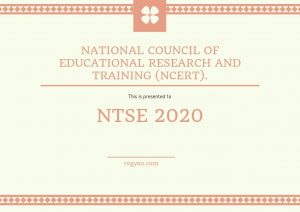NTSE 2020 Application Form, Result,Date, Syllabus