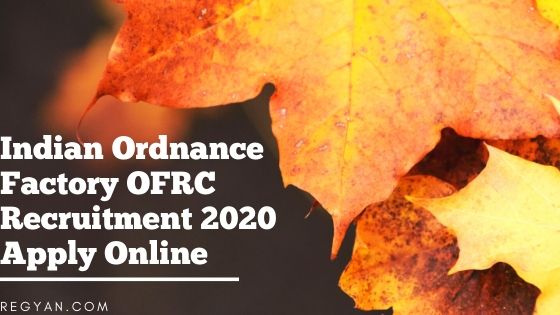 OFRC Recruitment 2020