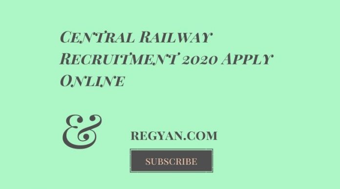 Central Railway Recruitment 2020