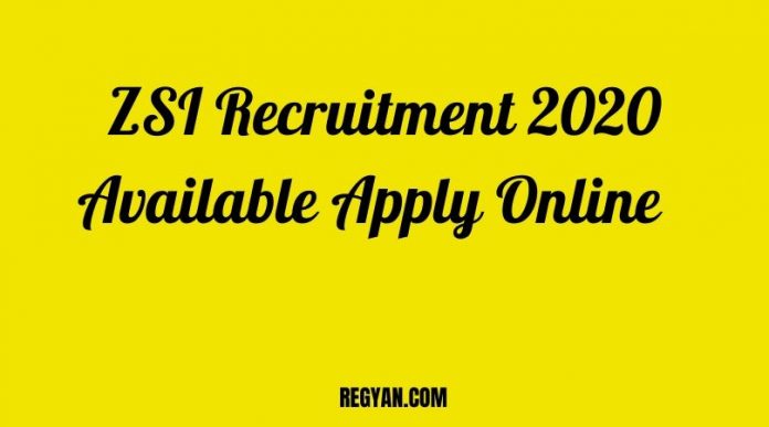 ZSI Recruitment 2020