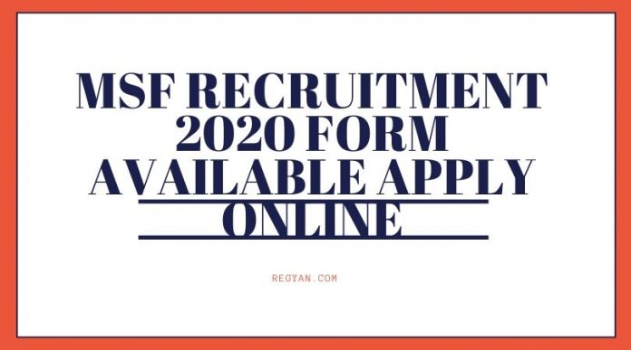 MSF Recruitment 2020