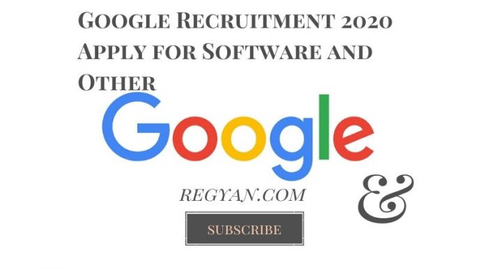 Google Recruitment 2020