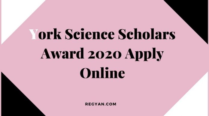 York Science Scholars Award 2020