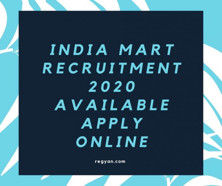 India Mart Recruitment 2020