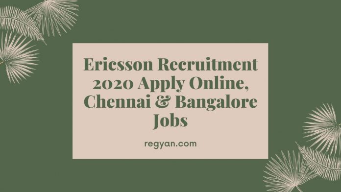 Ericsson Recruitment 2020