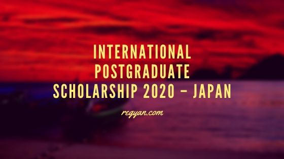 International Postgraduate Scholarship 2020