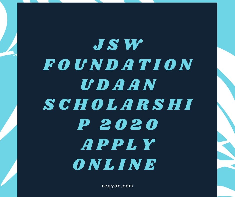 JSW Foundation Udaan Scholarship 2020