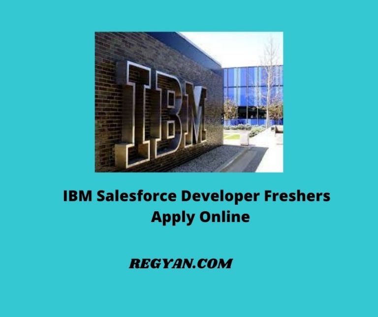 IBM Salesforce Developer Freshers Apply Online