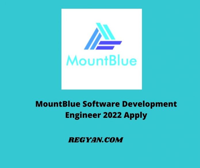 MountBlue Software Development Engineer 2022 Apply