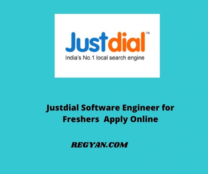 Justdial Software Engineer for Freshers Apply Online