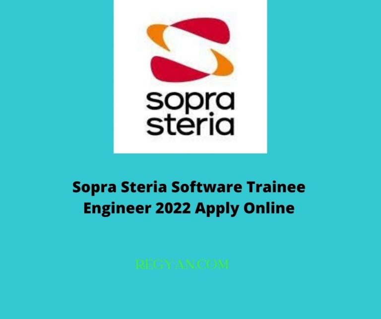 Sopra Steria Software Trainee Engineer 2022 Apply Online
