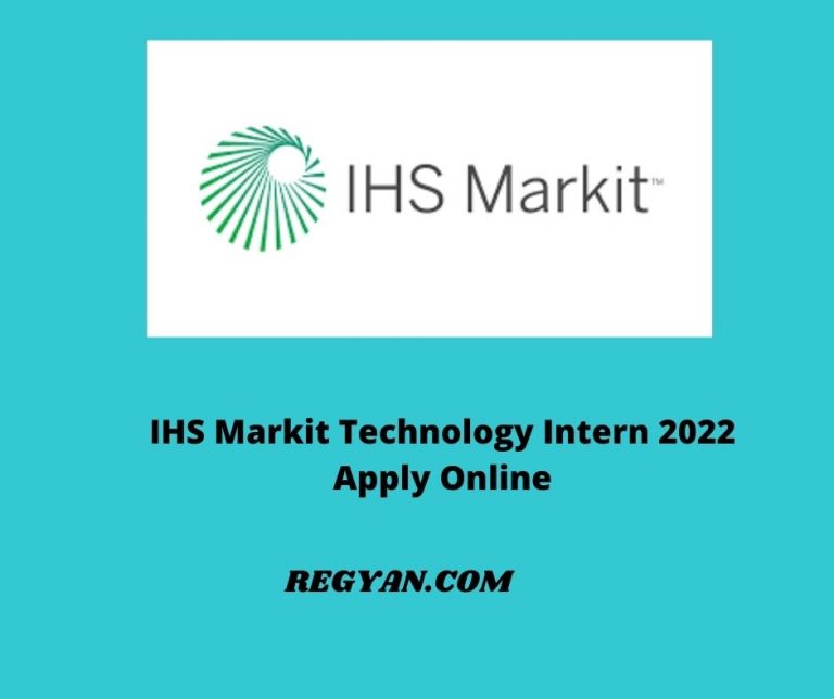 IHS Markit Technology Intern 2022 Apply Online