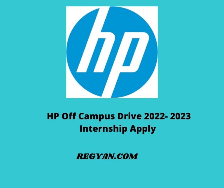 HP Off Campus Drive 2022- 2023 Internship Apply