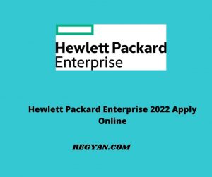 Hewlett Packard Enterprise 2022 Apply Online