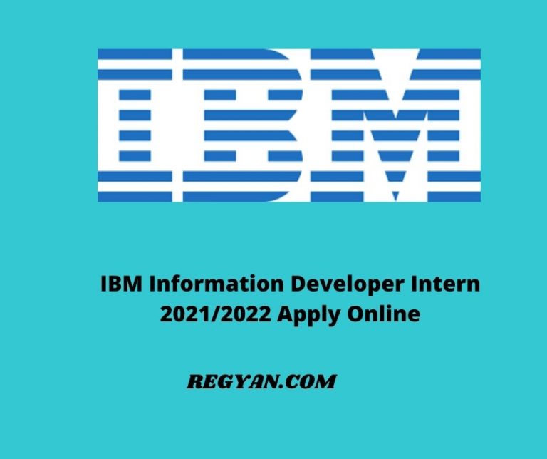 IBM Information Developer Intern 2021/2022 Apply